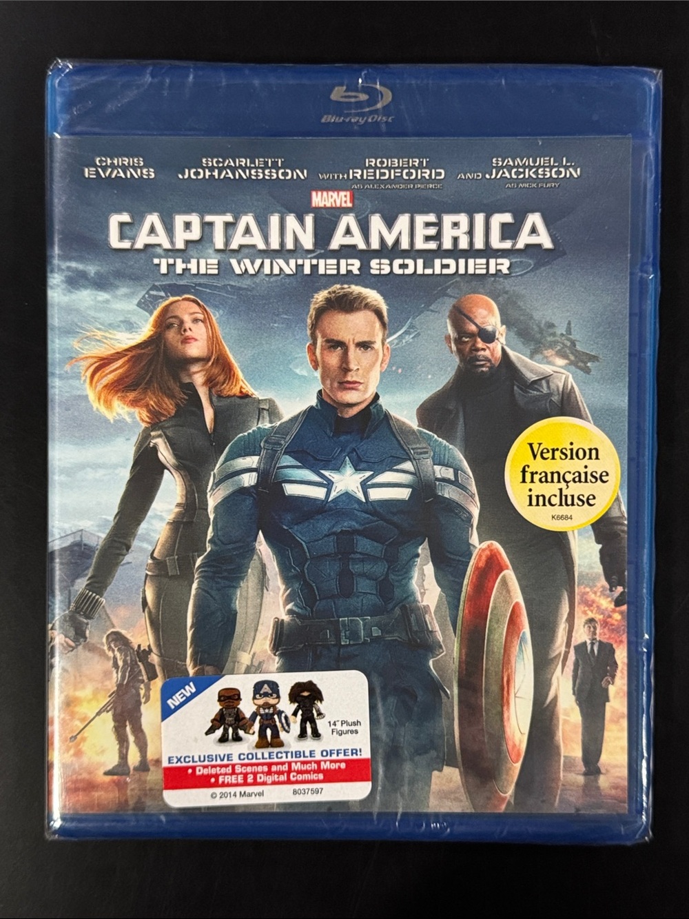 NEW: Captain America: The Winter Soldier - Blu-ray